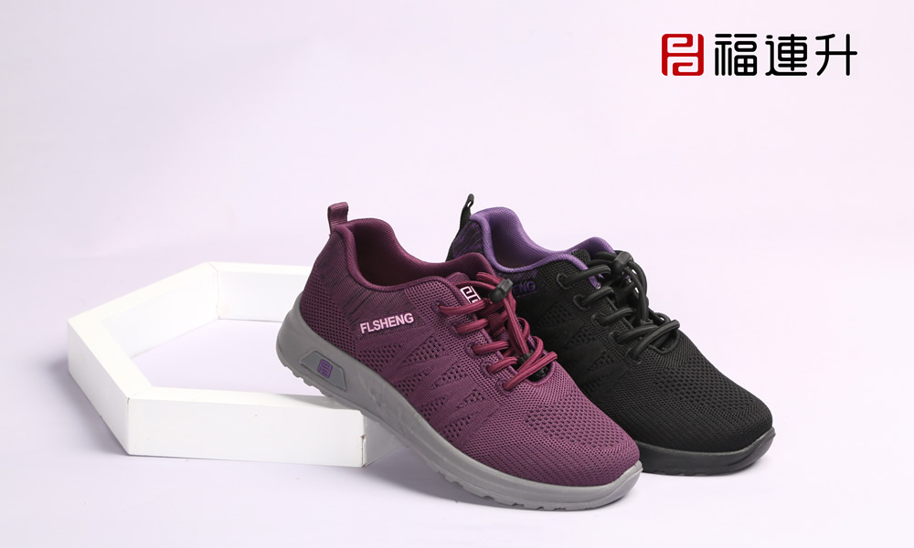 福連升2020春運(yùn)動休閑輕便透氣女鞋中老年健步鞋圖片
