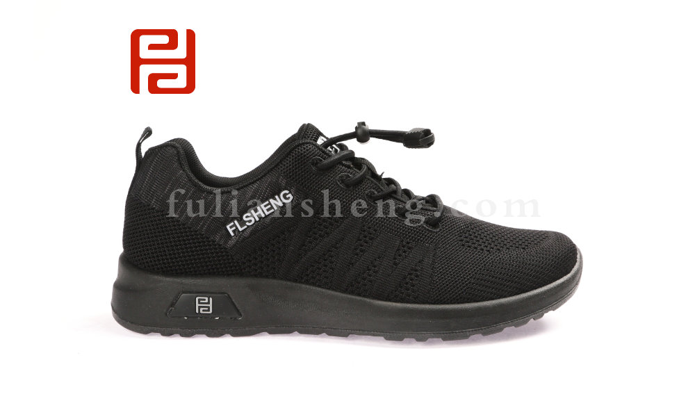 福連升春款中年男士飛織透氣運(yùn)動(dòng)男士健步鞋圖片