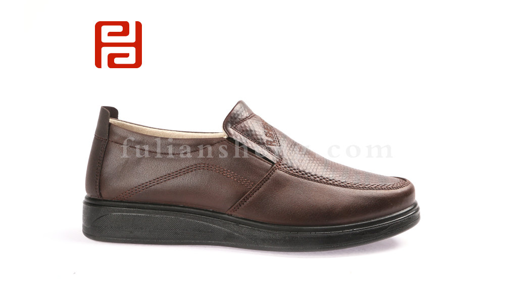 福連升20春款男鞋商務(wù)休閑一腳蹬輕便中年鞋休閑鞋圖片