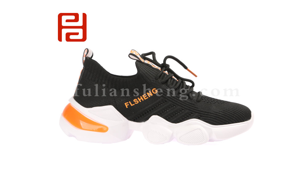 福連升時(shí)尚運(yùn)動(dòng)女鞋馬蹄跟老爹鞋女百搭透氣彈力襪子運(yùn)動(dòng)鞋圖片