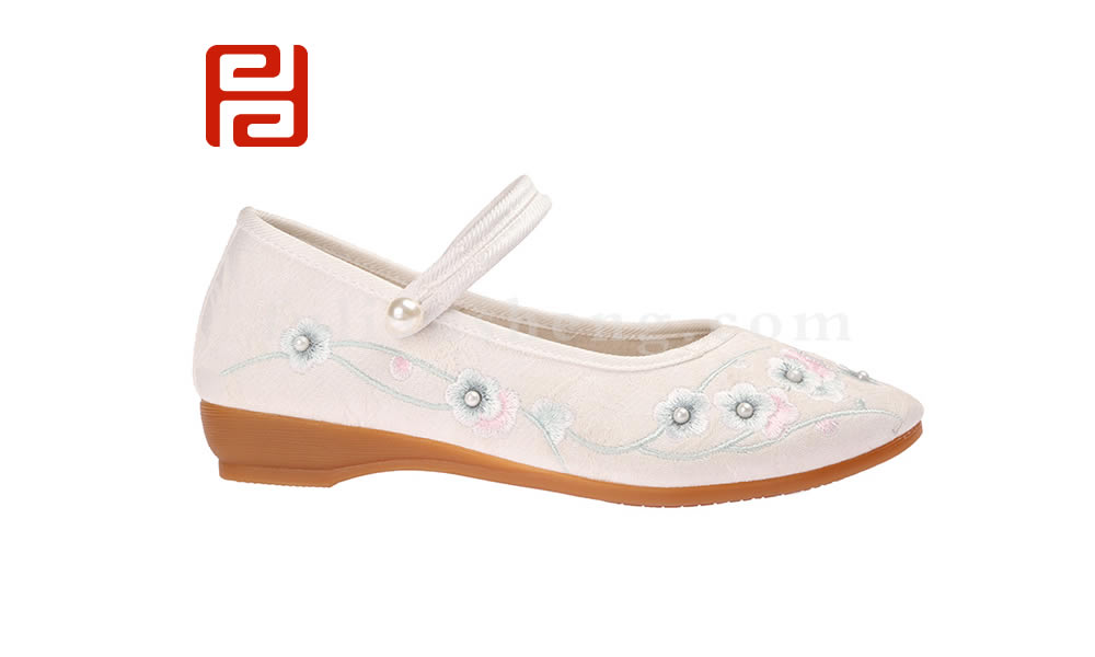 福連升老北京布鞋時尚尖頭民族風繡花鞋女鞋圖片