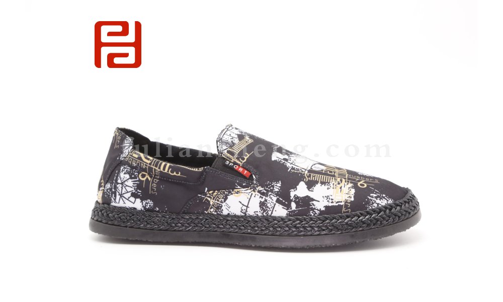 印花潮鞋中國風老北京布鞋男鞋社會鞋圖片