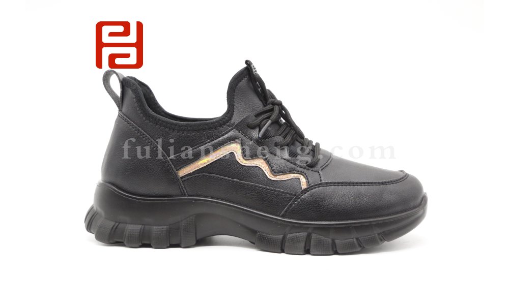 福連升2020冬季新款時尚流暢輕彈保暖隔寒保暖運動女鞋圖片