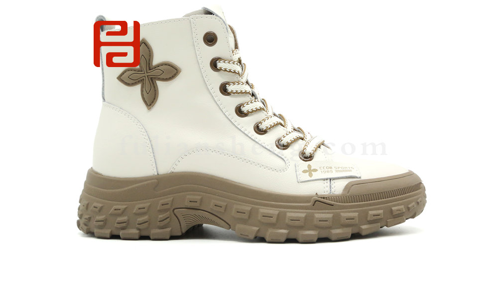 福連升冬季時尚榴蓮鞋增高厚底保暖舒適休閑女鞋