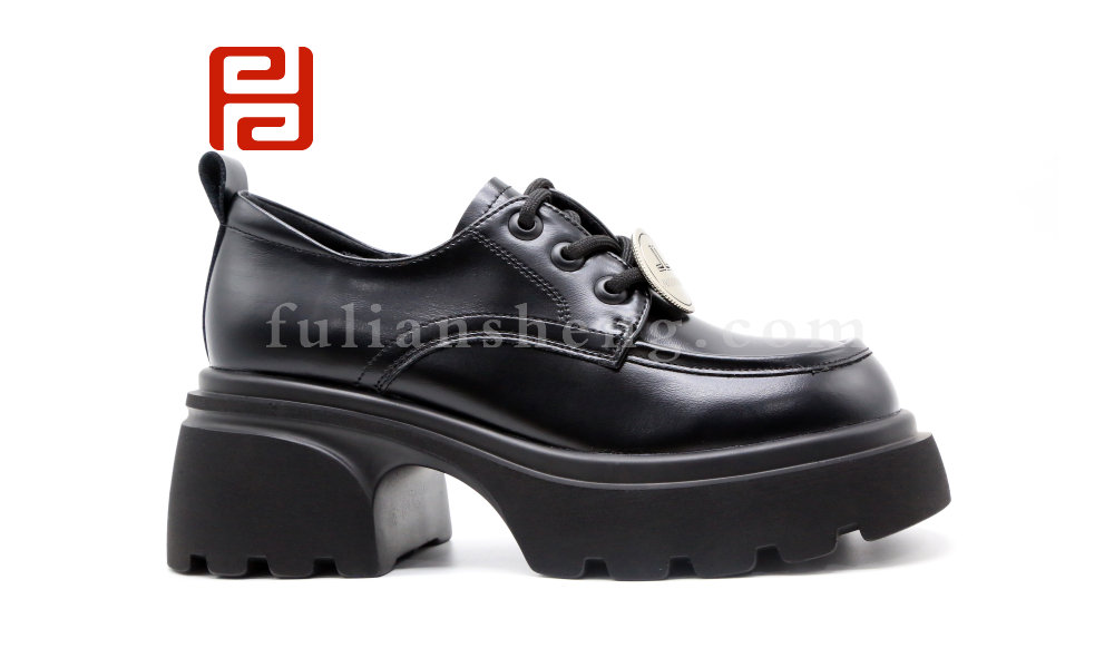 福連升春秋新款時(shí)尚休閑單鞋樂(lè)福鞋女鞋