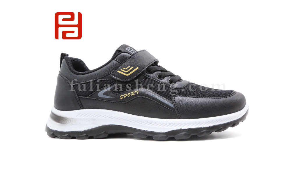 福連升春秋新款休閑運(yùn)動(dòng)男鞋健步鞋男單鞋