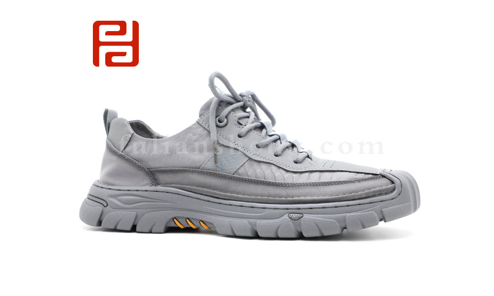 時(shí)尚運(yùn)動男單鞋雨傘布面料橡膠鞋底3D緩震鞋墊