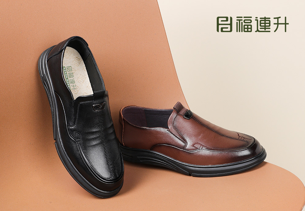 福連升春季休閑商務男鞋