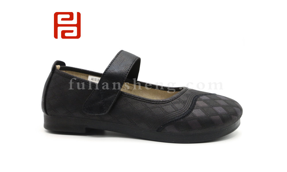 福連升老北京布鞋中老年媽媽鞋一字帶低幫軟底女鞋圖片