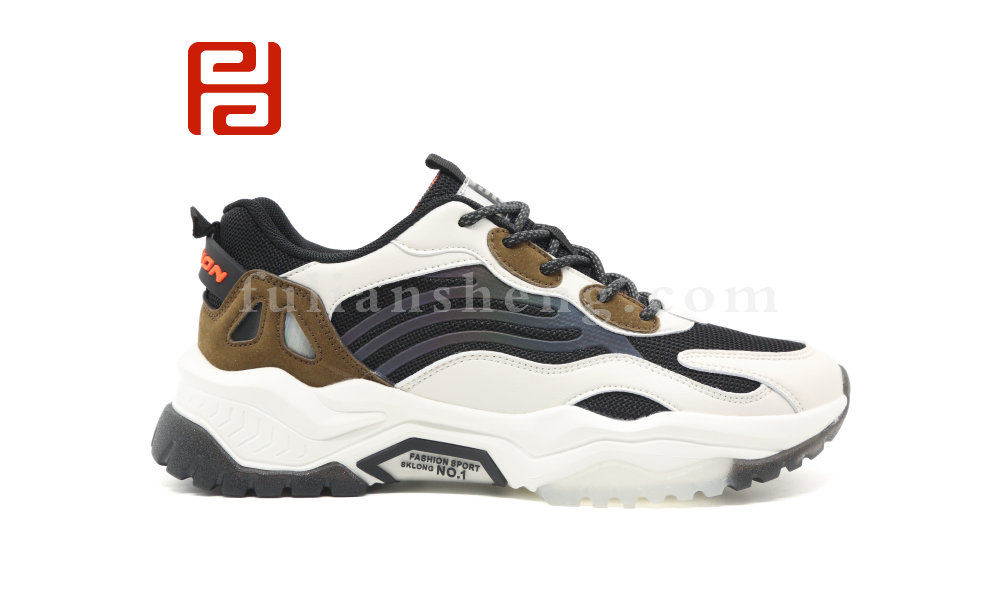 福連升男鞋春老爹鞋厚底增高鞋休閑運(yùn)動鞋圖片