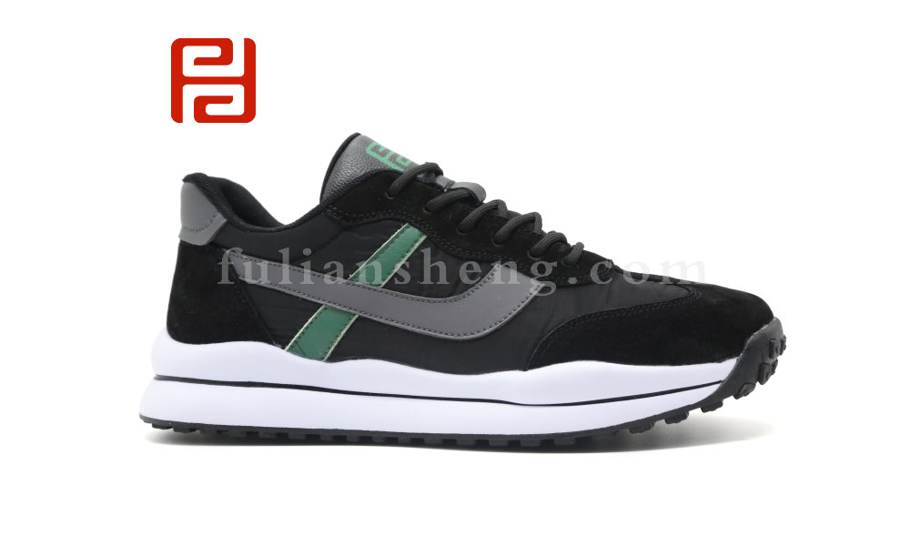 福連升休閑運(yùn)動鞋子男百搭春季阿甘鞋中年棉麻舒適圖片