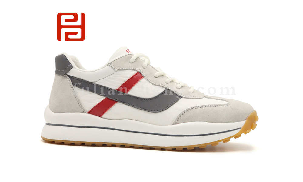 福連升休閑運(yùn)動鞋子男百搭春季阿甘鞋中年棉麻舒適圖片