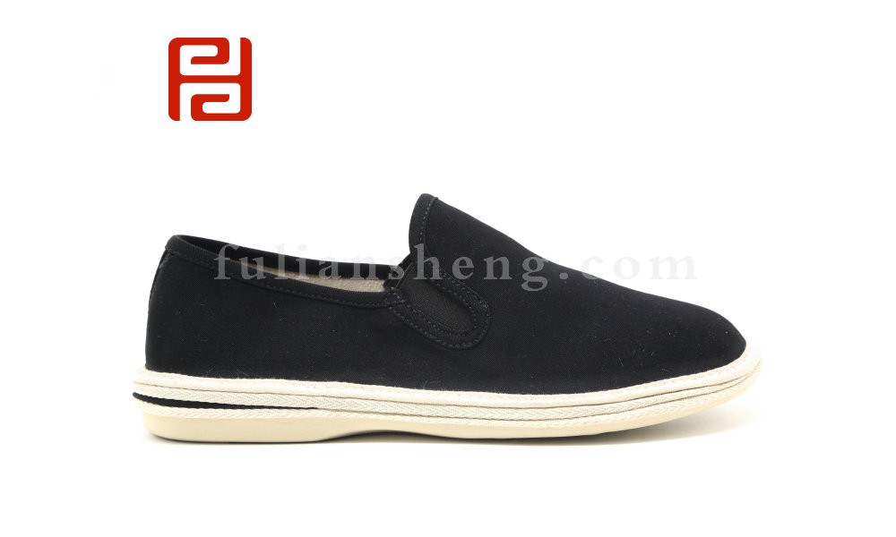 福連升老北京布鞋傳統(tǒng)沖服呢聚氨酯軟底舒適男鞋單鞋棉麻內(nèi)里