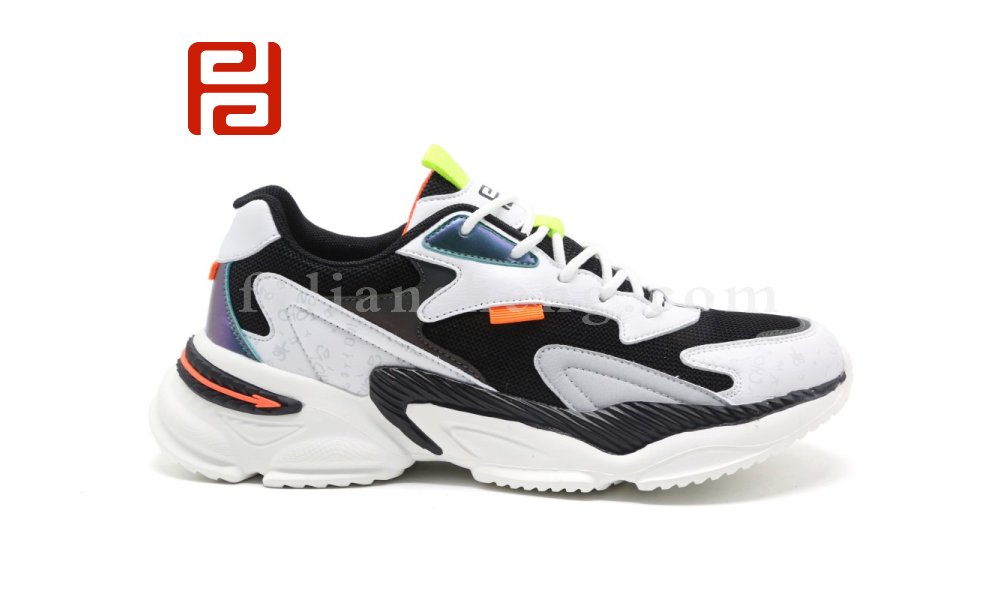 福連升休閑運(yùn)動(dòng)男鞋春秋透氣輕便舒適時(shí)尚跑步鞋圖片