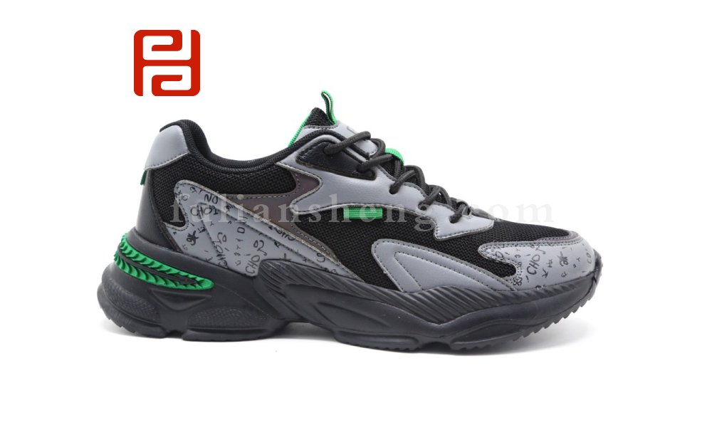 福連升休閑運(yùn)動(dòng)男鞋春秋透氣輕便舒適時(shí)尚跑步鞋圖片