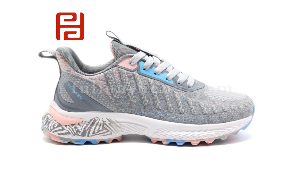 福連升秋季休閑運(yùn)動(dòng)女鞋馬拉松梭織防滑透氣舒適旅游鞋