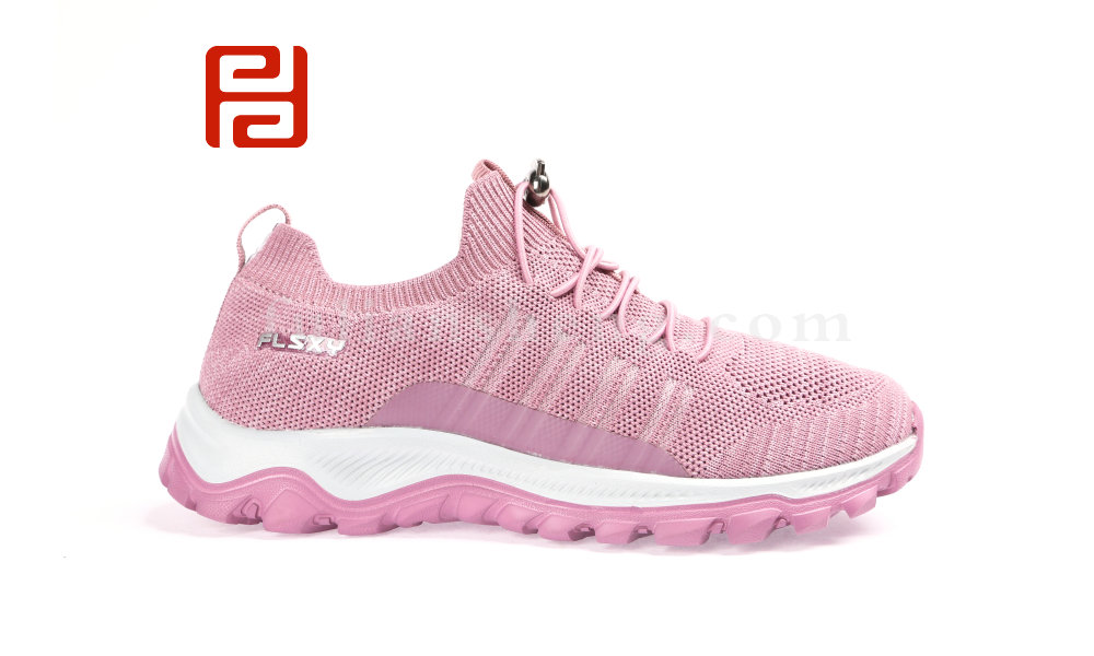 福連升春款女士輕便透氣飛織運(yùn)動鞋彈力鞋口(圖3)