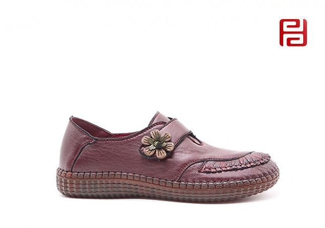 福連升休閑女鞋春季一腳蹬軟底