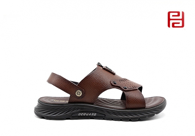 福連升夏季涼鞋手工縫線男士拖鞋涼拖鞋子