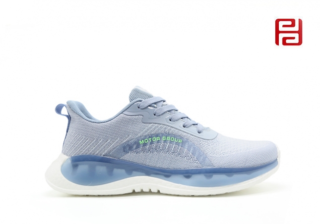 福連升休閑運(yùn)動鞋朦幻紗面料超輕舒適爆米花鞋底