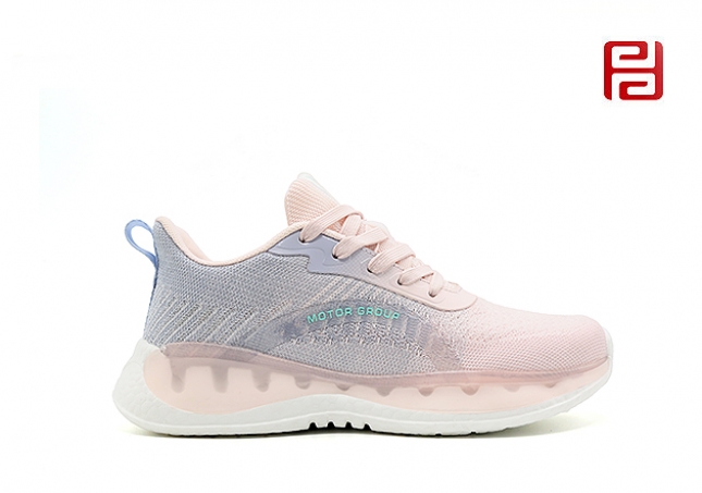 福連升秋季快樂運(yùn)動(dòng)女鞋朦幻紗面料爆米花鞋底