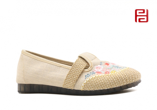 福連升夏季女鞋漢唐風(fēng)韻北京布鞋中國風(fēng)尚休閑鞋