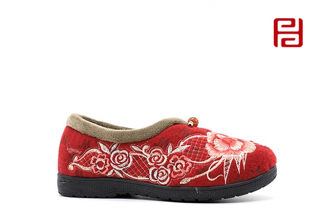 福連升冬季新款中國(guó)風(fēng)尚老北京布鞋漢唐風(fēng)韻漢舞鞋