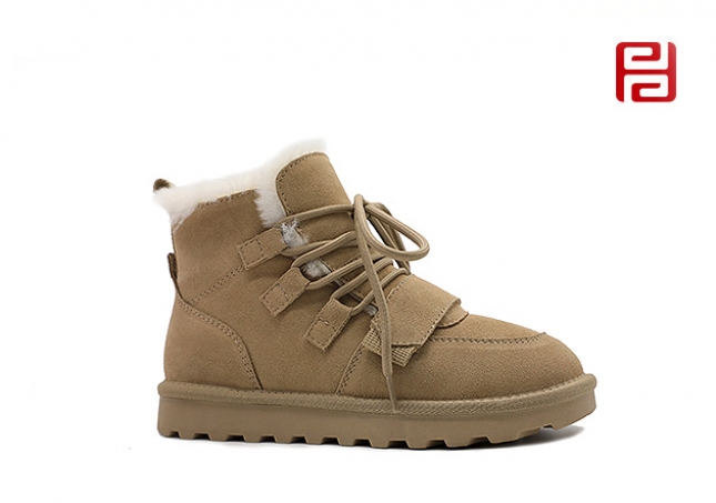 福連升冬季新款休閑生活女鞋時(shí)尚休閑雪地靴