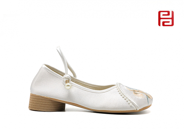 中國風尚春季女鞋漢唐風韻女單鞋牛筋底棉麻里布