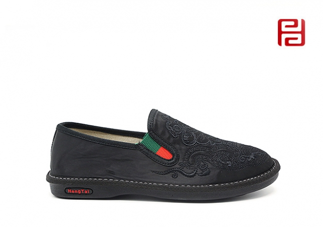 福連升老北京布鞋沖服呢中國(guó)風(fēng)尚棉麻里布輕便男社會(huì)鞋