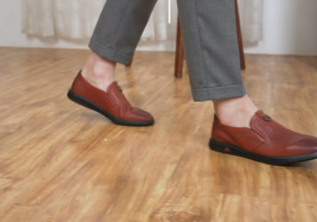 福連升夏季平底商務(wù)休閑透氣男鞋舒適橡膠底FLA-92367215